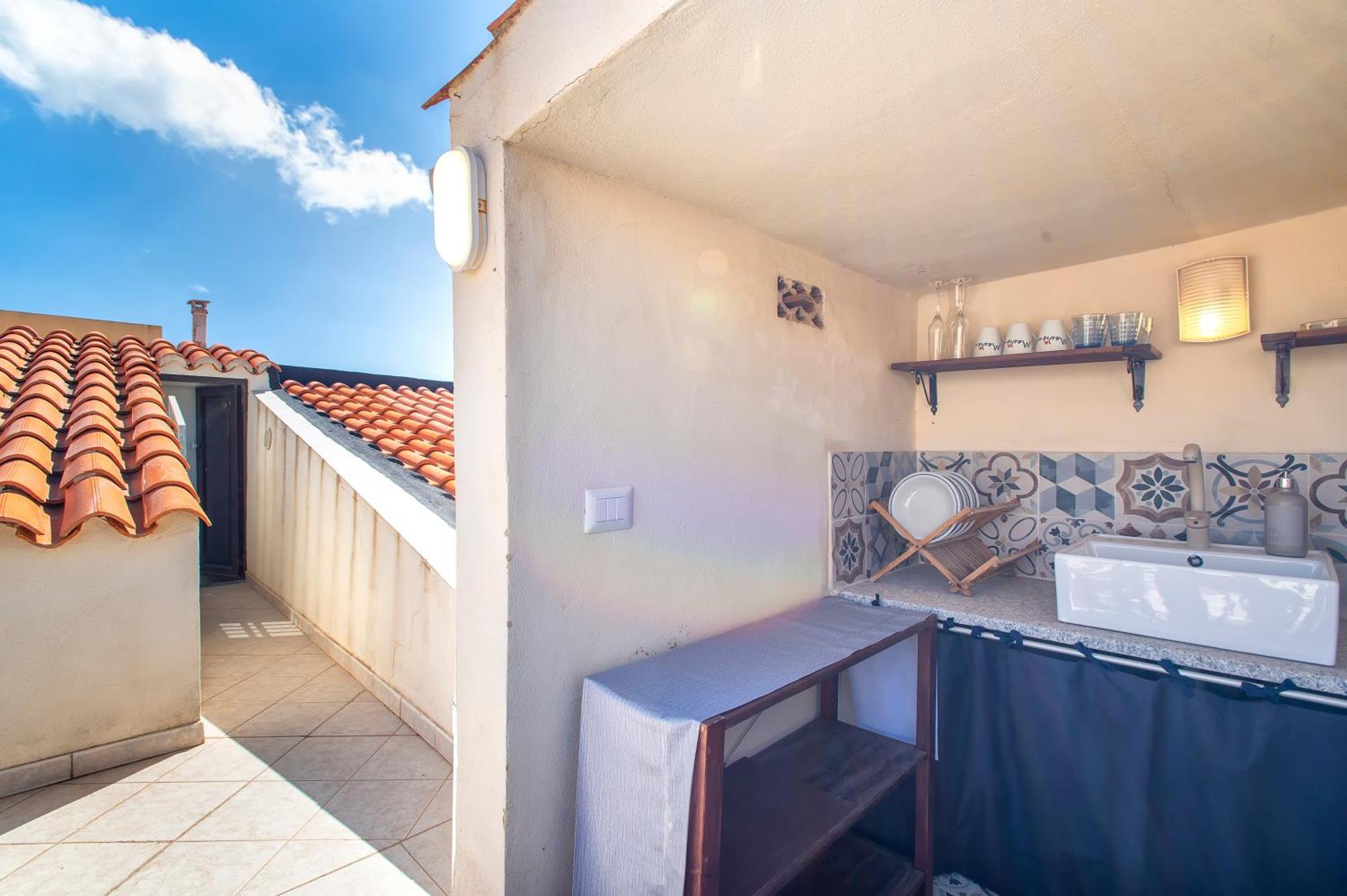 Terrazza Del Convento - Cozy Apartment With Seeview Private Terrace Alghero Zewnętrze zdjęcie